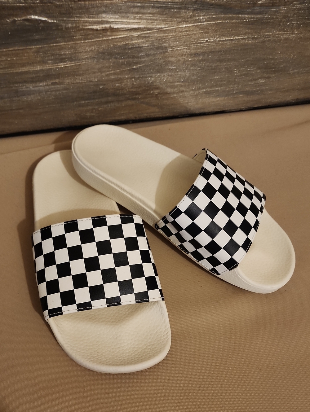 Vans La Costa Checkerboard Slide Sandal